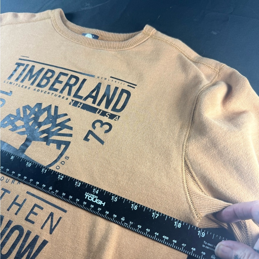 Timberland Tan Sweatshirt with Bold Logo (A286) - Picture 11 of 13